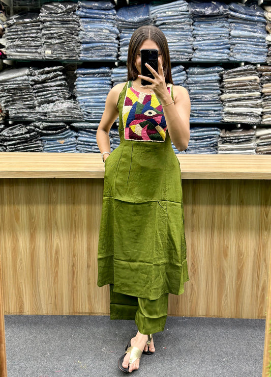 SLEEVELESS KURTI PLAZA-RV3542