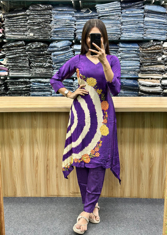 KURTI PENT PAIR-RV3725-27