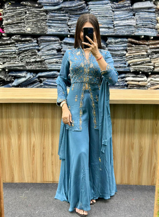 PLAZA DUPATTA HEAVY PAIR-UM42
