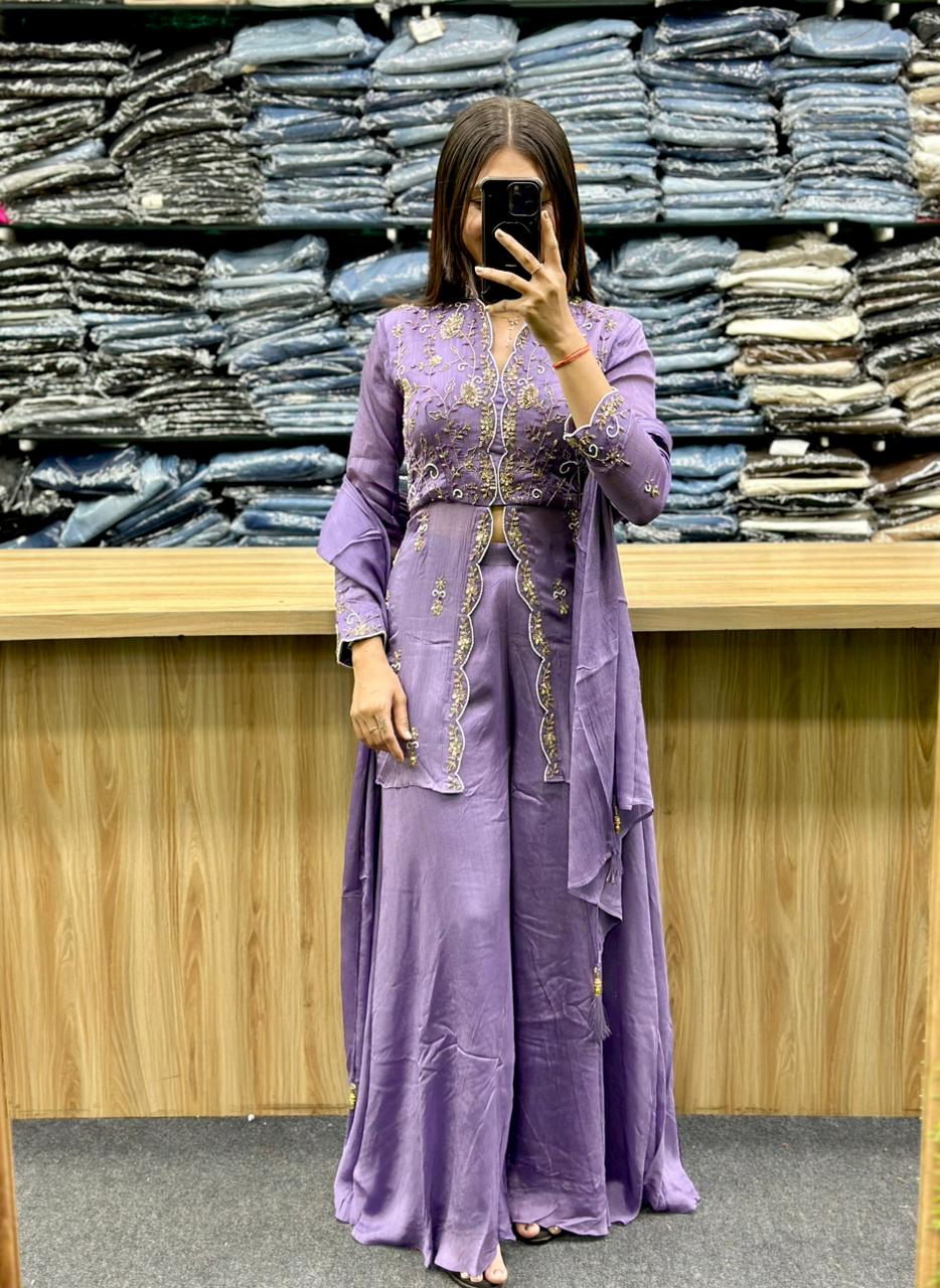 PLAZA DUPATTA HEAVY PAIR-UM42
