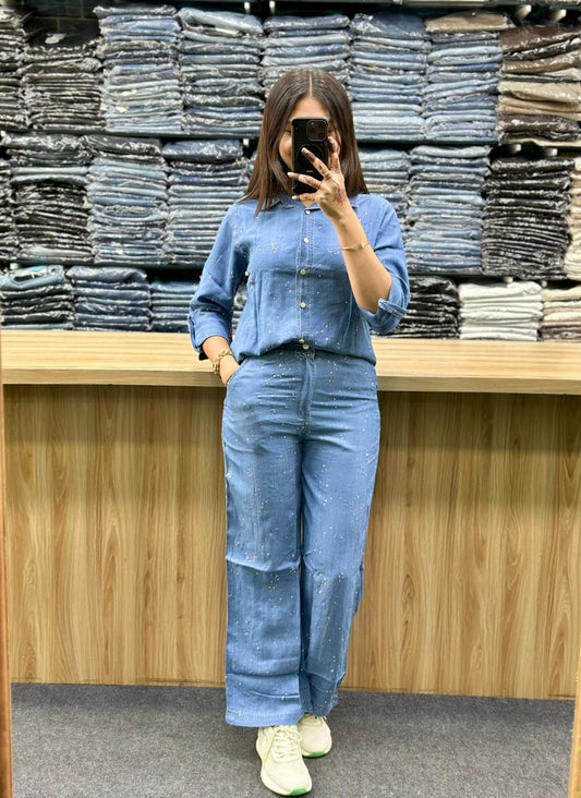 DENIM CORD-SETKG40127SH