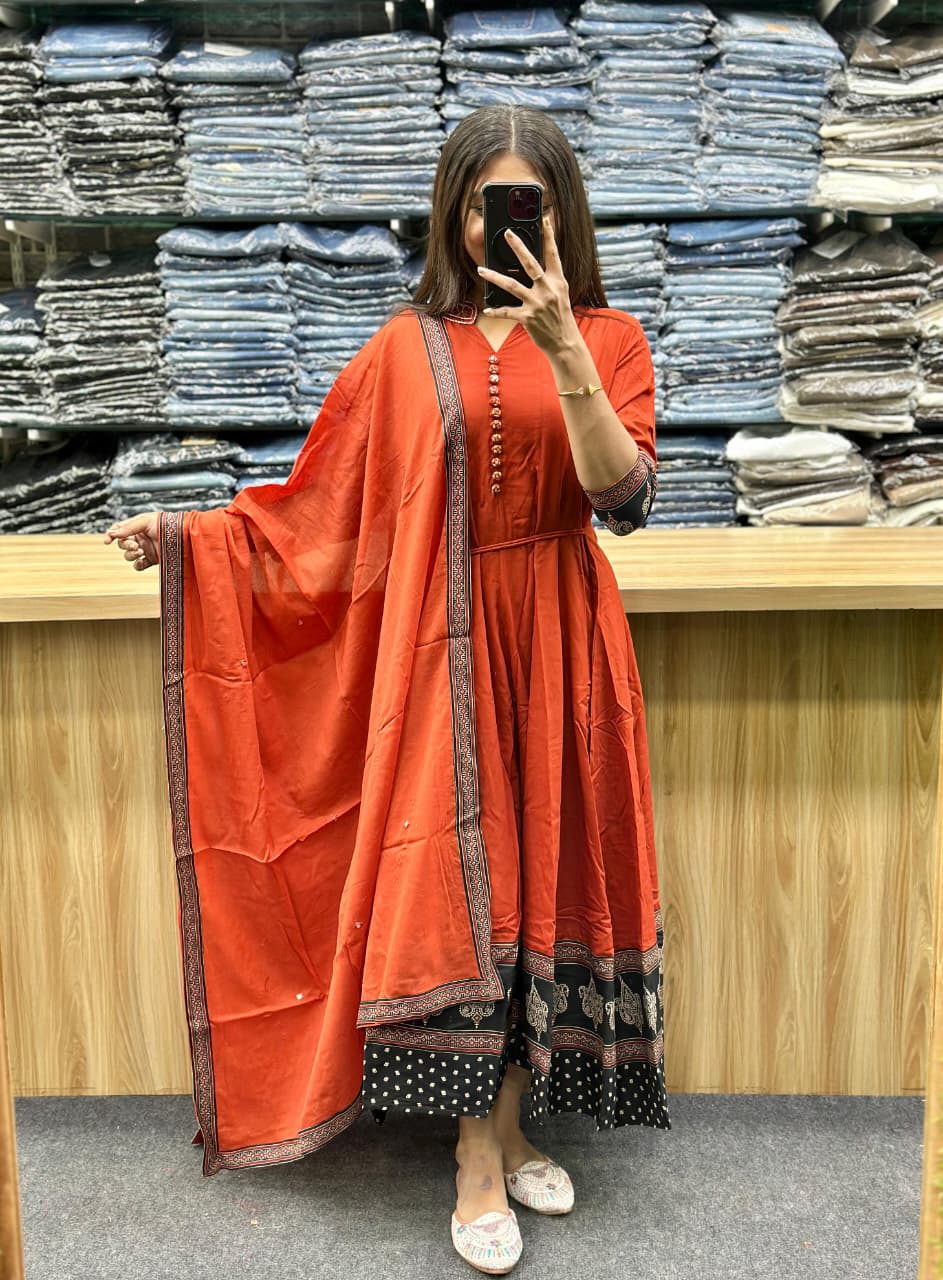 ANARKALI KURTI PAIR-DS501
