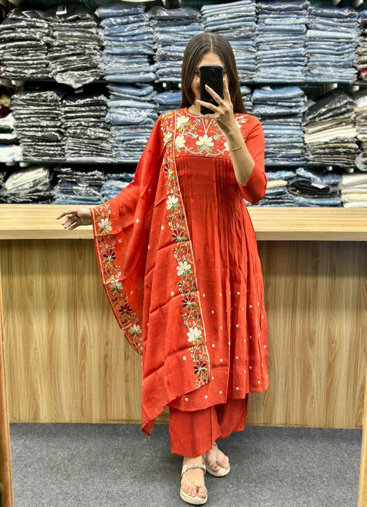 KURTI PLAZA DUPATTA PAIR-JC3647